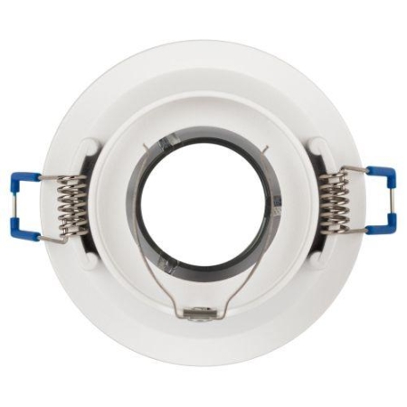 Светильник декоративный KL103 WH/CH MR16 GU5.3 встраив. бел. хром ЭРА Б0056353