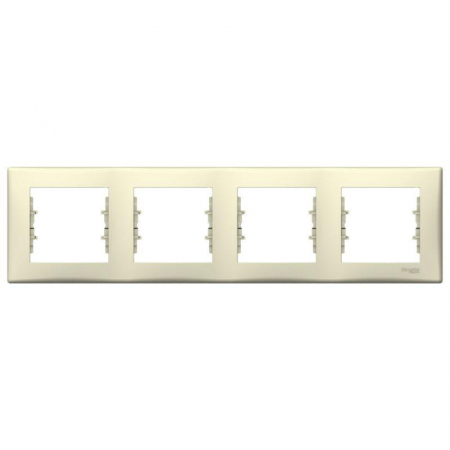 Рамка 4-м Sedna горизонт. беж. SchE SDN5800747
