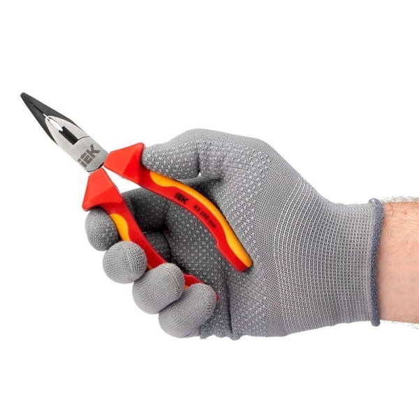 Тонкогубцы изогнутые диэлектрические 160мм K3 ARMA2L 3 IEK A2L3-BN20-K3-160