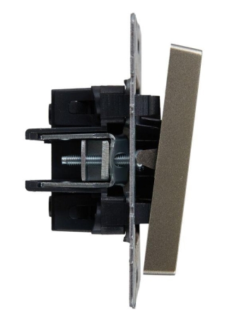 Выключатель перекрестный 1-кл. СП BRITE 10А ВС10-1-3-БрШ механизм шампань IEK BR-V13-0-10-K37