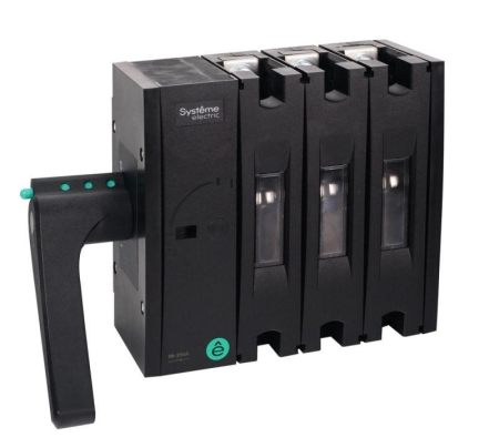 Выключатель-разъединитель SYSTEMEPACT SD160 4п 100А рукоятка слева сбоку (зак. отдельно) SE SSD01604LS0100
