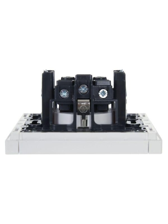 Розетка СП FORTE&PIANO FP215 16А с заземл. защ. шторки винт. крепл. бел. IEK FP-R14-16-K01