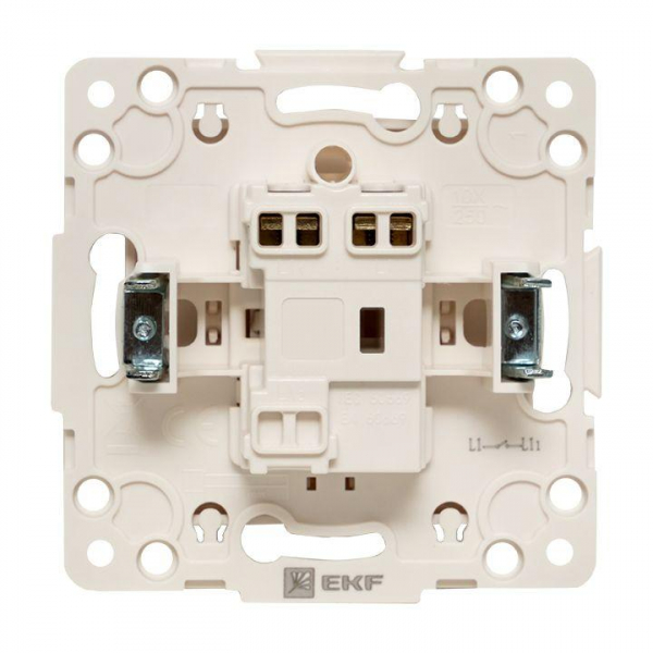 Выключатель 1-кл. Стокгольм 10А винтов. клеммы механизм бел. PROxima EKF EYV10-121-20