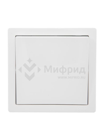 Выключатель 1-кл. ОП LETO бел. LEZARD 752-0200-100