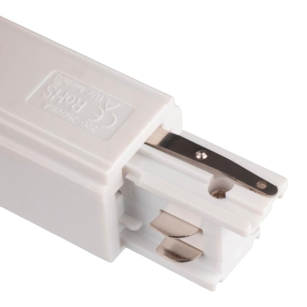 Аксессуар к шинопроводу трехфазному 3P PTR EC-WH Left левый Pro+ бел. JazzWay 5062870