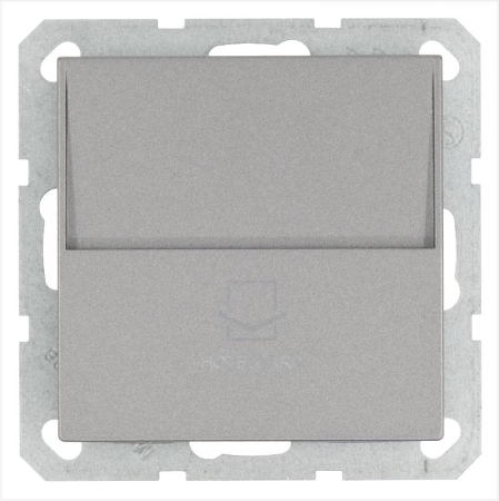 Выключатель карточный 10А IP20 отельный механизм алюм. Jasmart G6209S