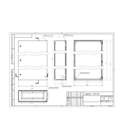 Корпус металлический ЩМП-120.75.30 1200х750х300 У2 IP54 OPTIMA c.12.7.3.5 Эра Б0061608