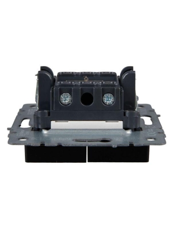 Выключатель 2-кл. СП BRITE ВС10-2-1-БрЧ 10А с индик. механизм черн. IEK BR-V20-1-10-K02