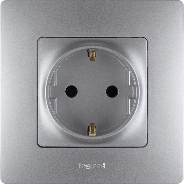 Рамка 1-м Etika алюм. IEK 672551