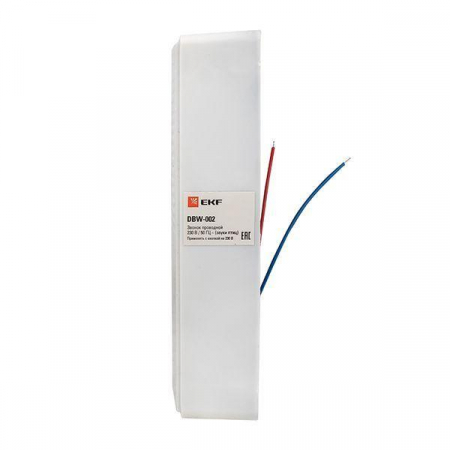 Звонок проводной 230В (Звуки птиц) EKF DBW-002