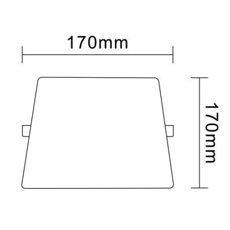 Светильник светодиодный LED 12-24-4K 24Вт 4000К встраив. квадратный регулируемый ЭРА Б0054328
