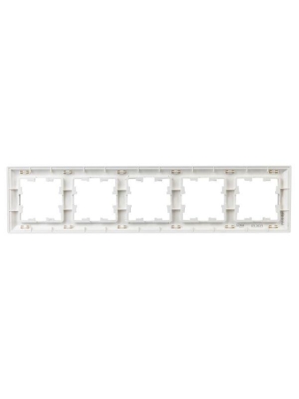 Рамка 5-м BRITE РУ-5-Бр алюм./алюм. IEK BR-M52-12-K47