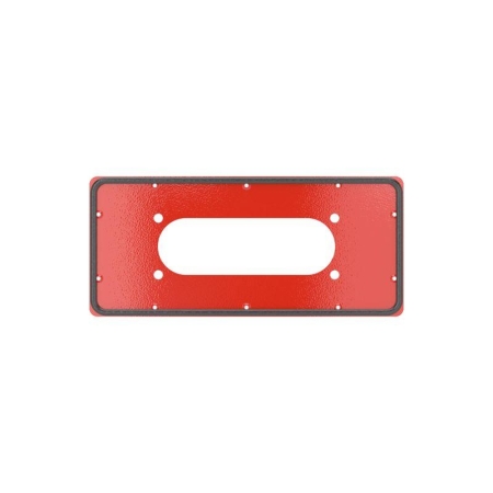 Фланец для монтажа кабельного ввода FL21 для корпусов ST тип 3 343х153мм красн. RAL3020 DKC R5FPST01-RAL3020