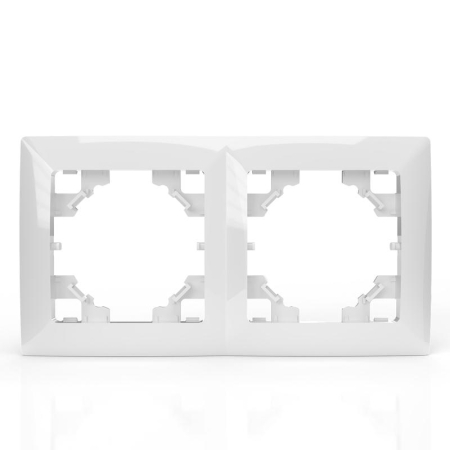Рамка 2-м AVA бел. TOKOV LIGHT TKL-AV-RM2-C01