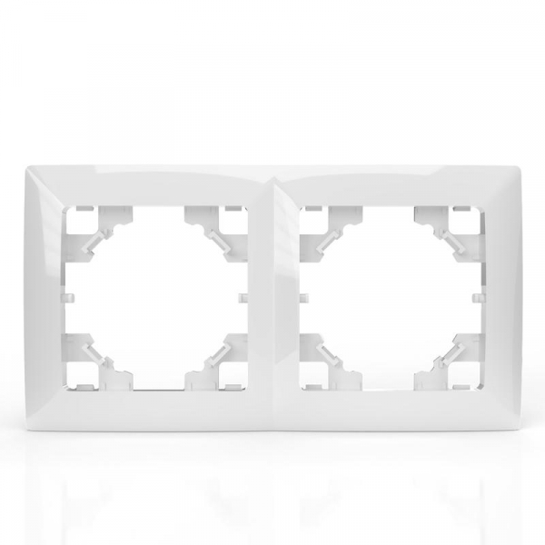 Рамка 2-м AVA бел. TOKOV LIGHT TKL-AV-RM2-C01