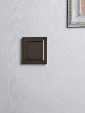 Выключатель проходной 1-кл. СП BRITE ВС10-1-6-БрТБ 10А механизм бронза IEK BR-V12-0-10-K45