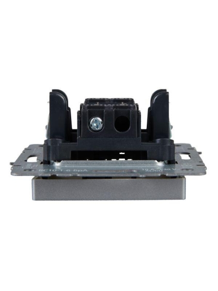 Выключатель проходной 1-кл. СП BRITE ВС10-1-6-БрА 10А механизм алюм. IEK BR-V12-0-10-K47