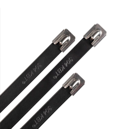 Хомут кабельный СКС-П (304) 4.6х300 стальной с покрытием (уп.100шт) Fortisflex 74933