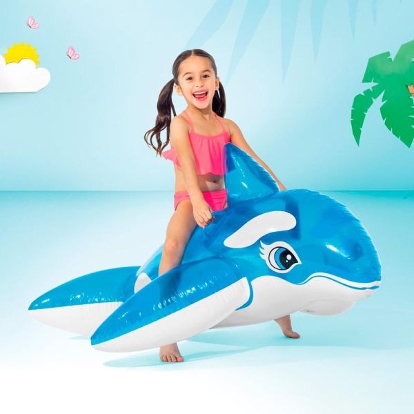 Игрушка-наездник надувная 152х114см "Касатка" до 40к (58523NP) INTEX 6941057455235