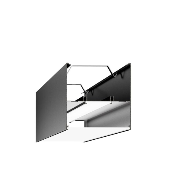 Светильник светодиодный ДПО/ДСО TS 02 S 48 OP 840 L1500 BK 1500х60х60 мм 40Вт 4000К IP20 подвесной линейный в компл. с тросом 3м черн. Русский Свет 11050224515