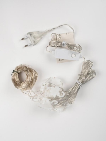 Гирлянда "Занавес" ICLLDM300W-C 300LED LED 3х3м 8режимов IP20 бел. SHLights 4690601054357