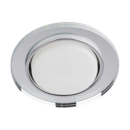 Светильник точечный DK LD51 MR GX53 встраив. со светодиод. подсветкой зеркальный ЭРА Б0057467