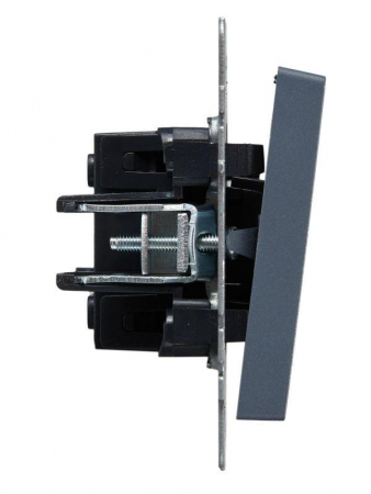 Выключатель 1-кл. СП BRITE ВС10-1-4-БрМ 10А самовозвратн. механизм маренго IEK BR-V14-0-10-K35