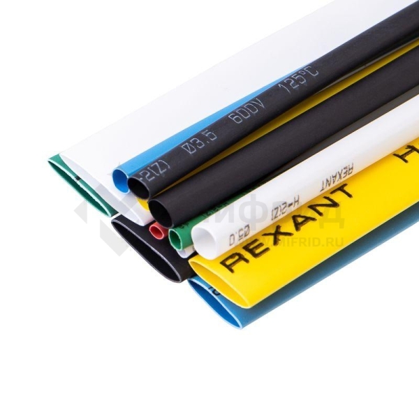 Набор трубок термоусадочных №3 MULTICOLOR ТУТ нг (уп.13шт по10см) Rexant 29-0103