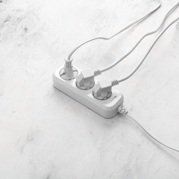 Удлинитель 3х1.5м без заземл. 2х0.75 бел. PROCONNECT 13-4205