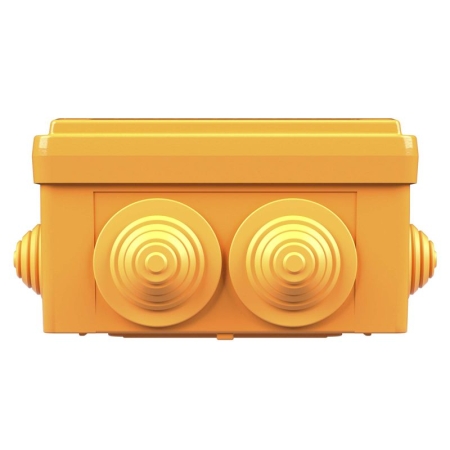 Коробка ответвительная FS 100х100х50мм IP55 4п 450В 6А 4кв.мм с кабельными вводами и клеммниками пластик. DKC FSB11404