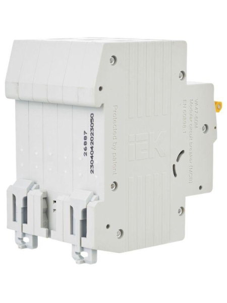 Выключатель автоматический модульный 3п C 50А 6кА ВА47-60M KARAT IEK MVA31-3-050-C