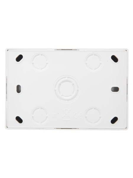 Розетка 2-м ОП LETO с заземл. закрытый корпус ПБТ бел. LEZARD 752-0200-127B