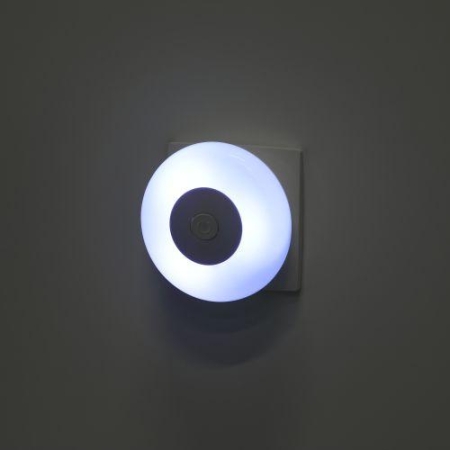 Светильник светодиодный NN-632-SW-W ночник в розетку с выкл. бел. Эра Б0057215