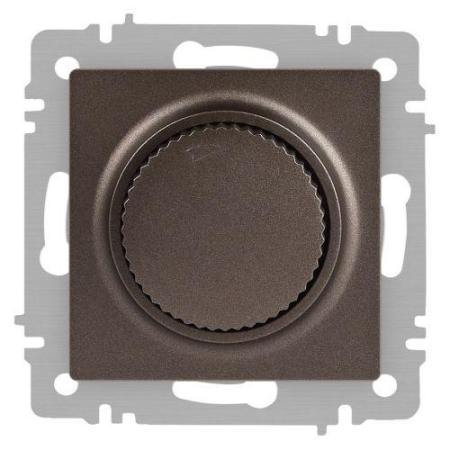 Светорегулятор поворотный СП Accent 6-401-08 600Вт 230В IP20 бронза Intro Б0063684