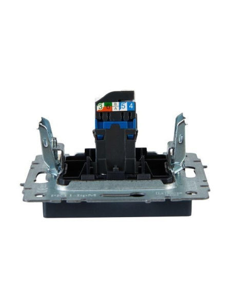 Розетка компьютерная СП RJ45 кат.6 BRITE РК11-БрМ механизм маренго IEK BR-K10-2-K35