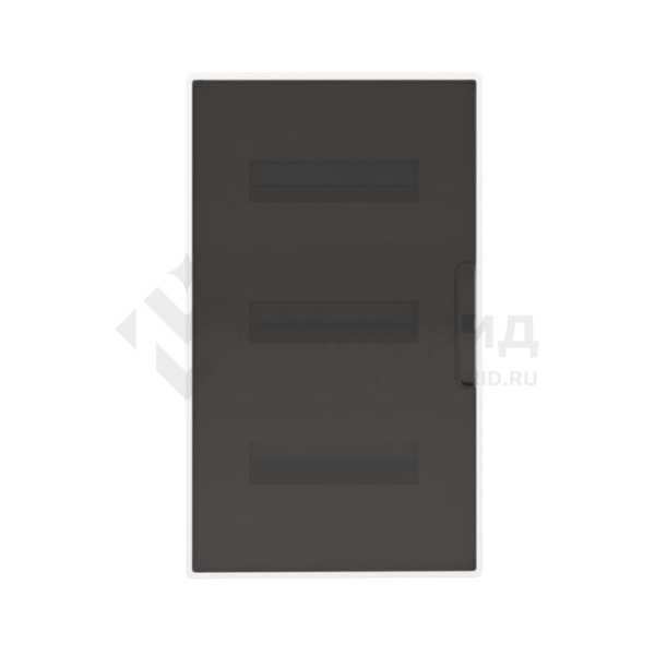 Щиток встраиваемый Фрейм (FRAME) 36мод с тонированной дверцей с 4 шинами PEN (2шт на 8 отверст. и 2шт на 10 отверст.) бел. DKC F36B1WD