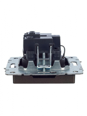 Розетка 1-м СП BRITE РС11-1-0-БрТБ 16А с заземл. без защ. шторки механизм бронза IEK BR-R11-16-K45