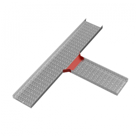 Ответвитель для лотка Т-образ. 500х100 сталь 1мм "ПЛЮС" TUplus100-500 КМ PL0599