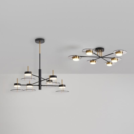 Светильник Moon 6х7Вт GX53 IP20 подвесной Freya FR5513PL-06BBZ