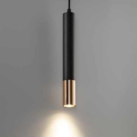 Светильник трековый подвес светодиодный ARTLINE 40х40х300мм 12Вт 960Лм 4000К 230В алюм. 6.4кв.м черн./зол. Ritter 59711 1