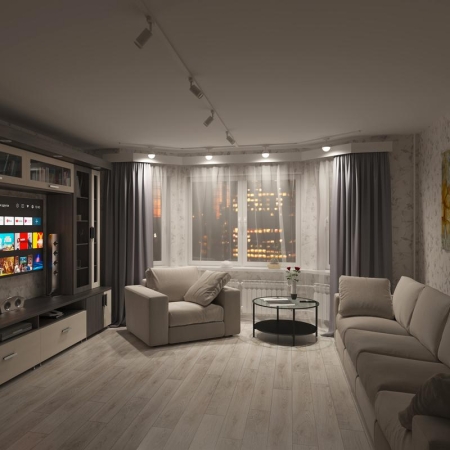 Светильник трековый ARTLINE поворотный 55х55х100мм GU10 230В алюм./пластик. 4кв.м бел. Ritter 59879 8