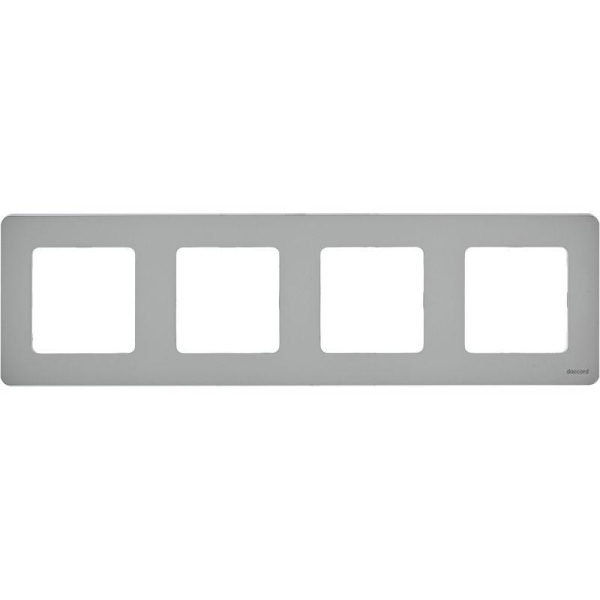 Рамка 4-м Inspiria алюм. IEK 673962
