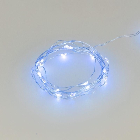 Гирлянда светодиодная ARD-DEW-HOME-2000-CLEAR-20LED-STD Blue 3V Battery Pack IP20 Ardecoled 048707