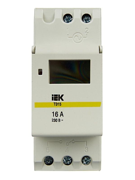 Таймер цифровой ТЭ15 16А 230В на DIN-рейку KARAT IEK MTA10-16