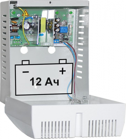Источник беспер. питания СКАТ 1200И7 исп.1 (12В 4А под АКБ 12А.ч; без АКБ) Бастион 49