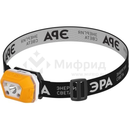 Фонарь аккумуляторный налобный Рабочие Практик GA-810 3Вт сенсорный аккум. micro-USB Эра Б0052318