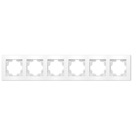Рамка 6-м Афина универс. бел. Universal A1043