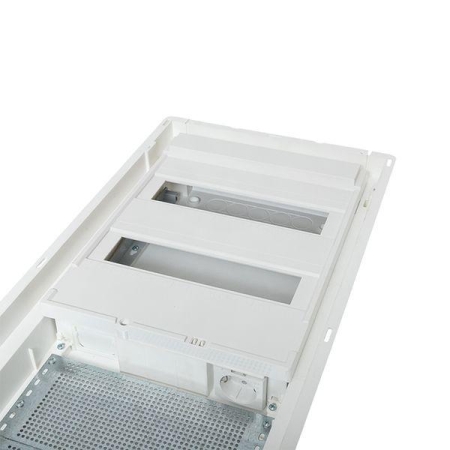 Щит комбинированный встраив. Nova 2 DIN-рейки + 2 монтаж. платы 4 габарит IP41 с метал. перфорированной дверью EKF nv-cb-pmd-2+2