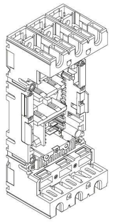 Основание втычного устройства с передн. присоед. 3п DRX 250 HP Leg 669330