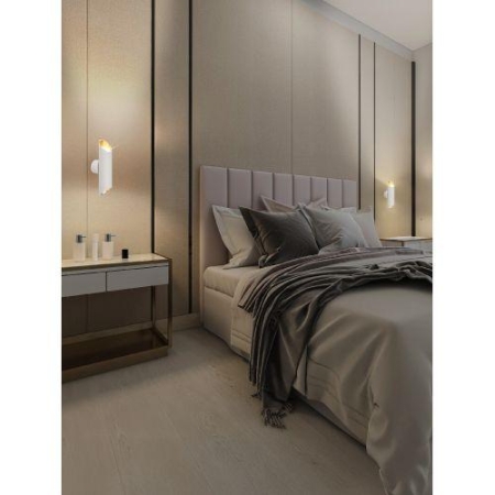 Светильник WL52 WH/GD 2хGU10 2х12Вт IP20 настенный бел. золото Эра Б0061200